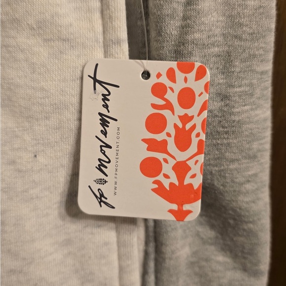 Free People Movement “Making It Overalls” Small NWT Gray - Picture 5 of 6